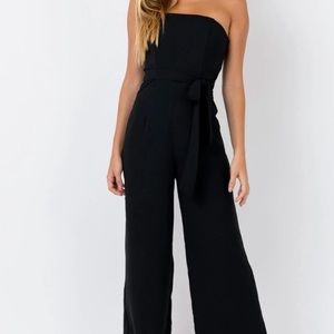 Princess Polly Black Jumpsuit NWOT